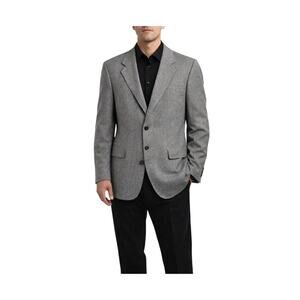Levis Blazer Action Suit Jacket Mens 38R Gray Single Breasted Authentic Vintage